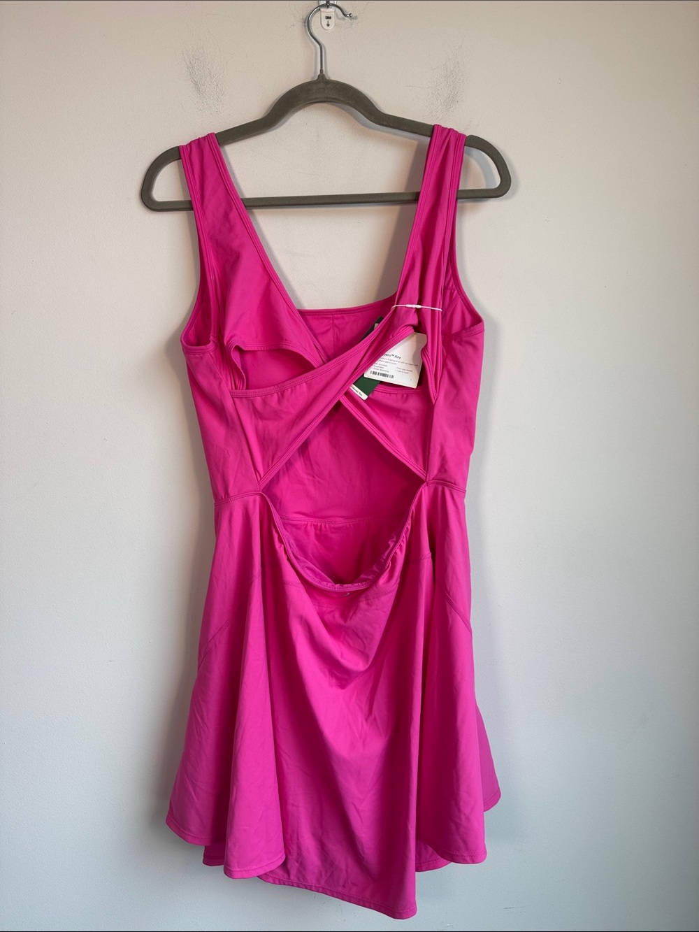NWT Halara SoftlyZero™ Airy Mini Dance Active Dress in Fuchsia Fedora - XL - Picture 5 of 7